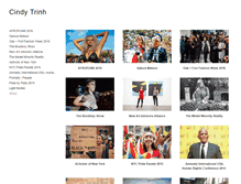Tablet Screenshot of cindytrinh.com